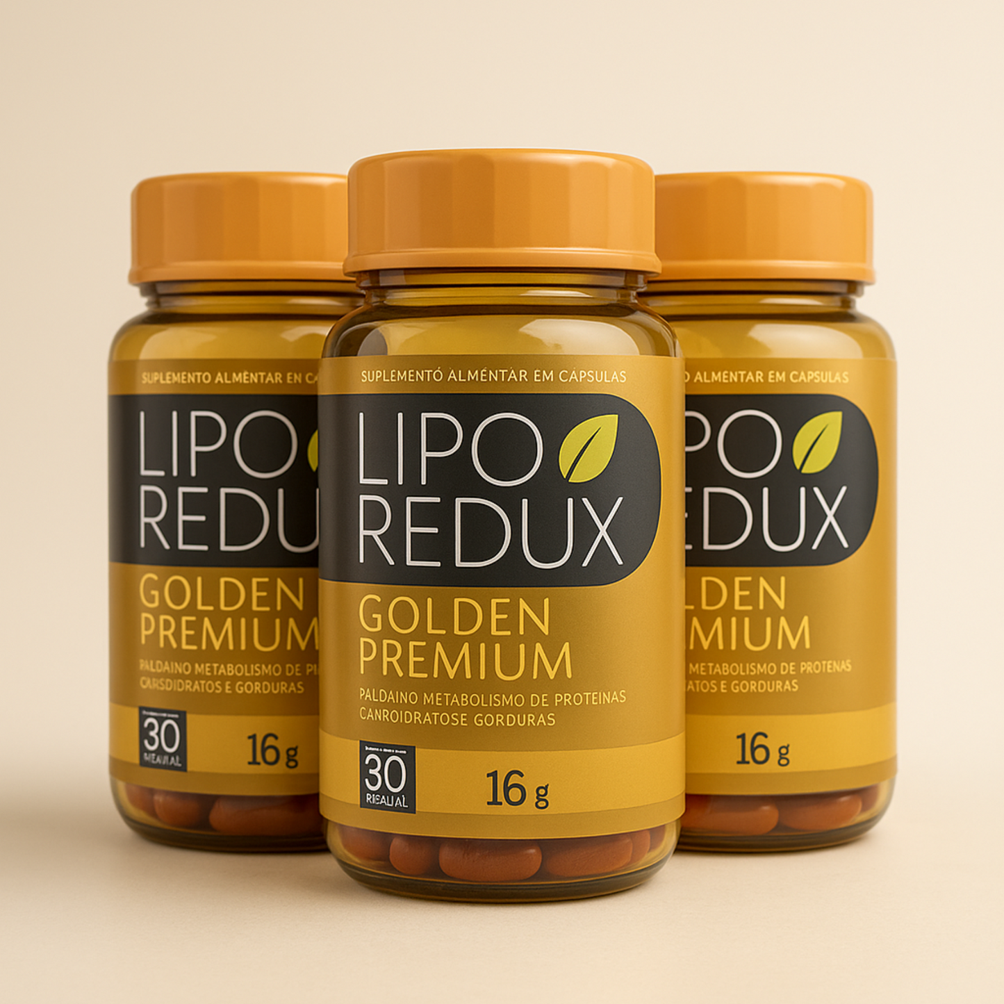 Pack 3 Lipo Redux™ Golden